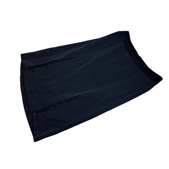 Dolce & Gabbana Black Pencil Skirt w/ Double Slits & Peekaboo Lace Sz 40 / US 10 - Picture 1 of 8